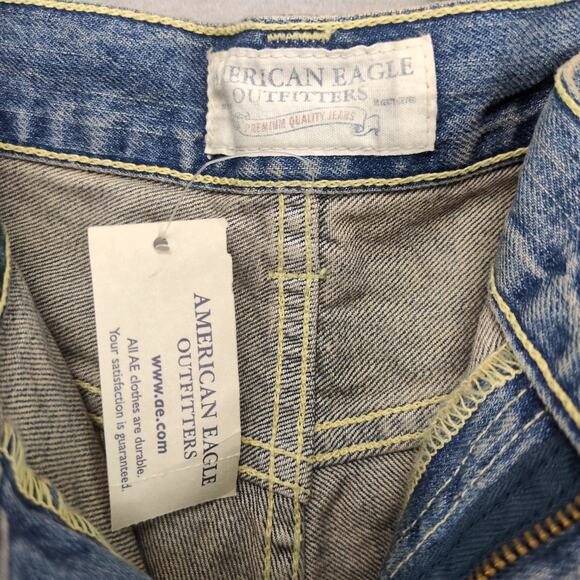 NWT American Eagle Outfitters Worker Jeans Men's 34x30 Vtg 2003 Y2K Carpenter - Picture 7 of 10